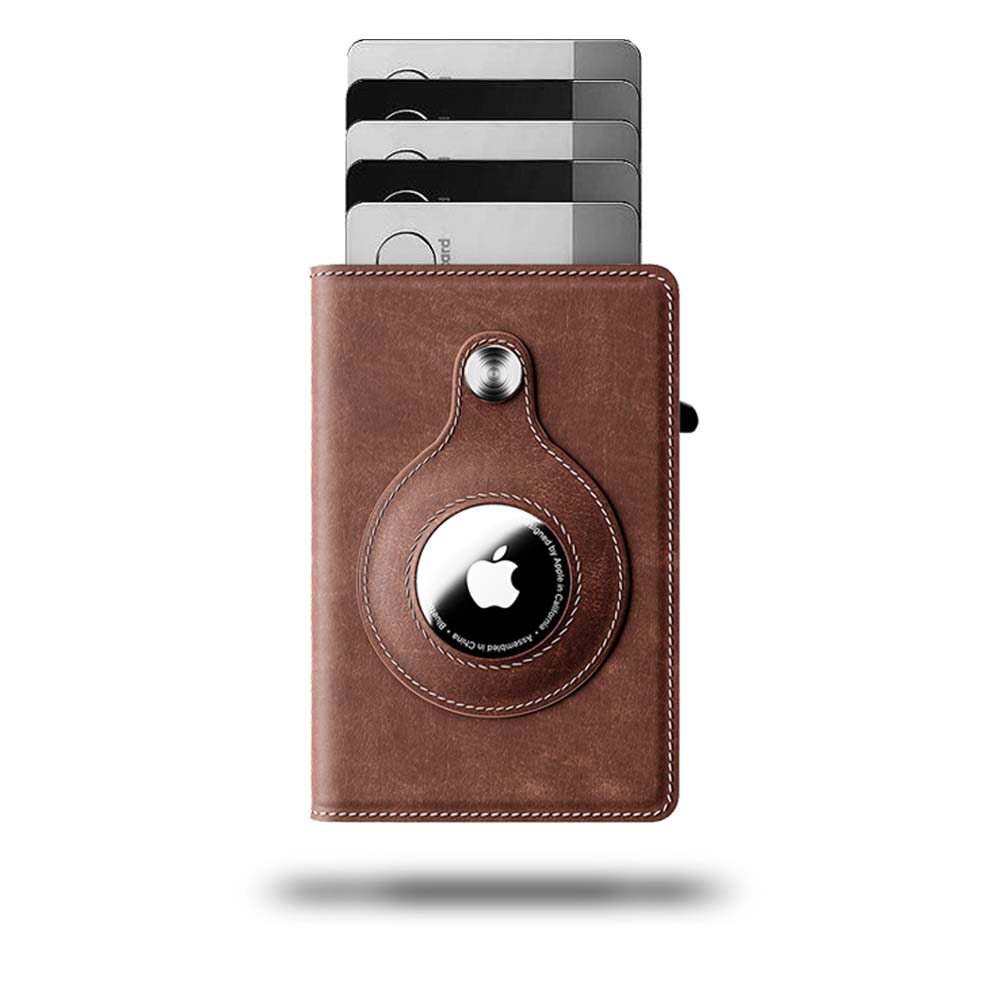 Minimify Pro AirTag Wallet - Premium Leather